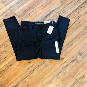 High Rise Skinny Black Jeans